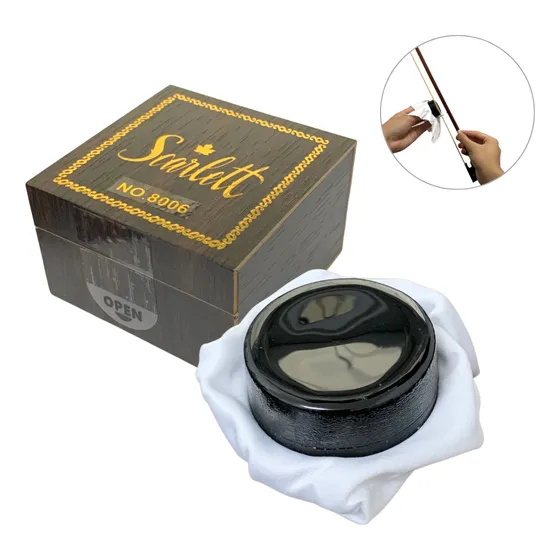 Resina Breu Scarlett Sbr P/ Violino Instrumentos De Corda