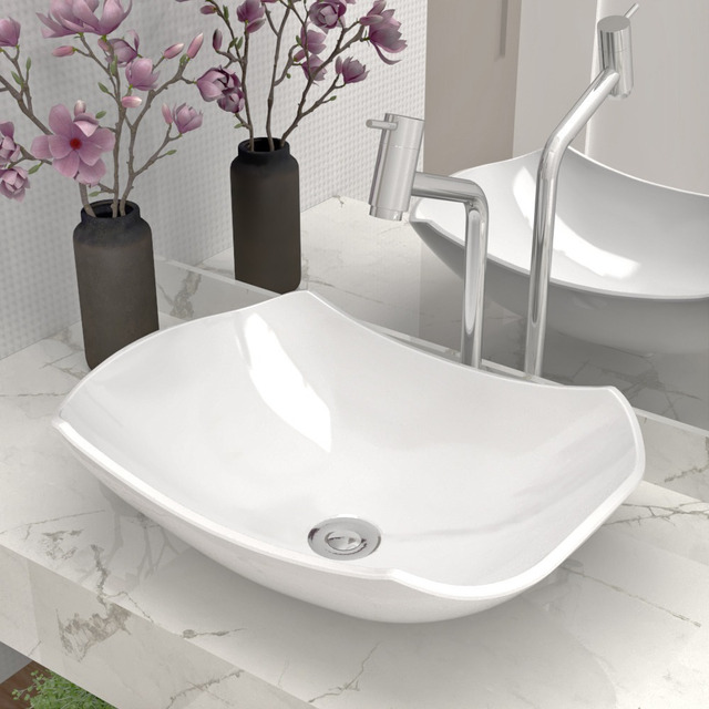 Cuba Pia De Apoio Abaulada 44cm X 31cm Para Banheiro Lavabo Pérola Branca Beltempo Cuba Pia De Apoio Abaulada 44cm X 31cm Para Banheiro Lavabo Pérola Branca Beltempo