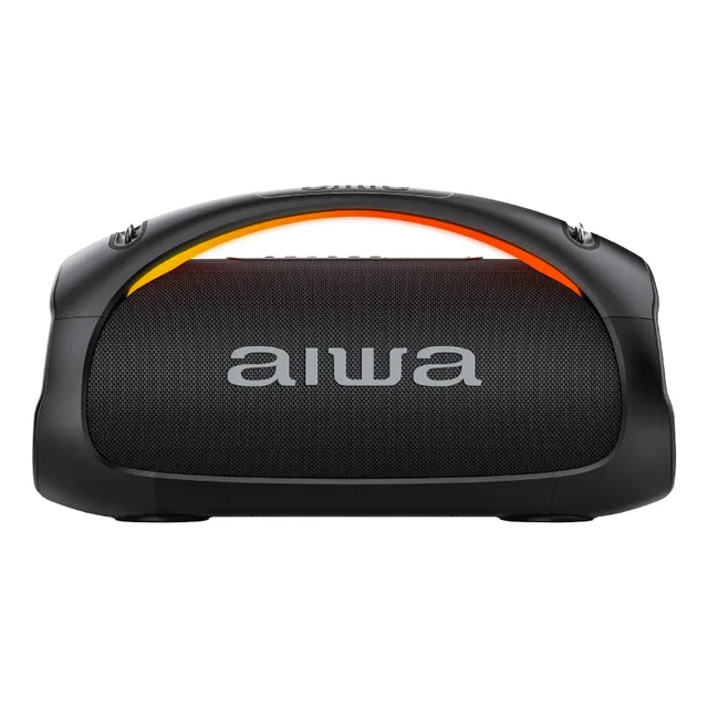Parlante Portátil Aiwa AWS544BT Bluetooth IPX6 TWS 110W Color Negro