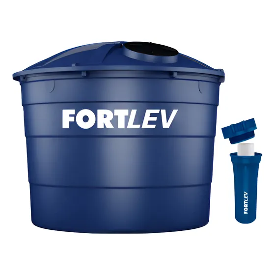 Caixa D'água 7.500l Com Filtro Cavalete Fortlev