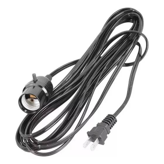 Extensión Eléctrica Con Socket Lampara 6 Metros Lion Tools 