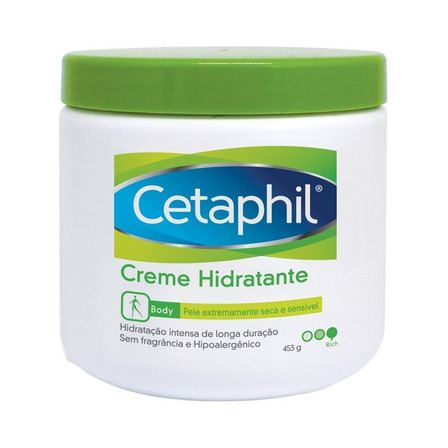  Creme hidratante, protector, amaciante para corpo Cetaphil Creme Hidratante en pote 453g
