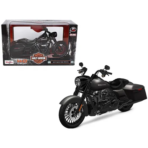 Moto Harley Davidson 2017 Road King Special Maisto 1/12 Color Negro
