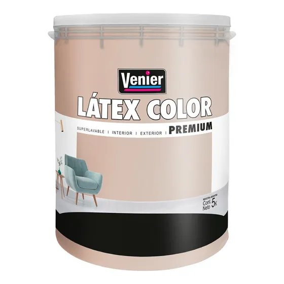 Látex Color Venier Interior/exterior | +14 Colores | 4lt