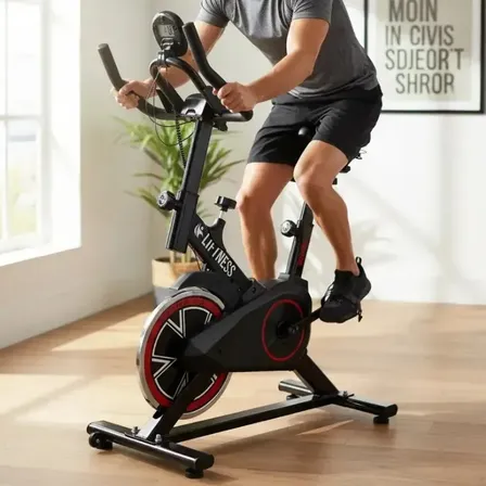 Bicicleta Ergométrica Liftness Spinning X11 Cor Preto/vermelho Liftness