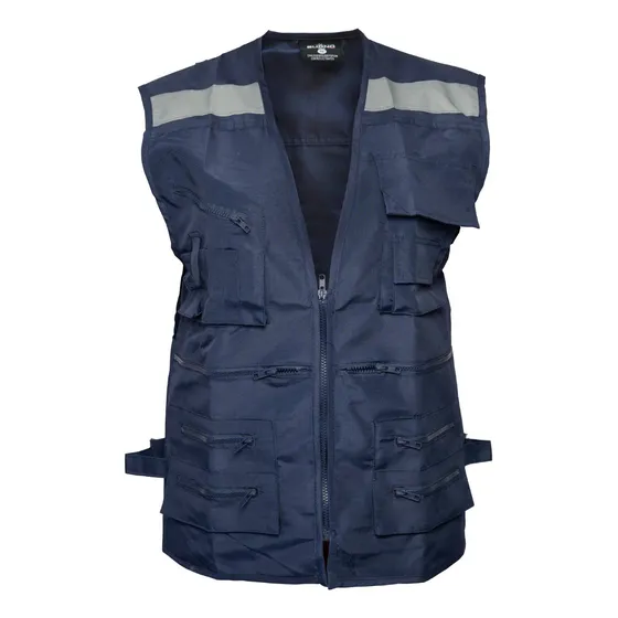 Chaleco Geólogo Poplin Con Reflectantes