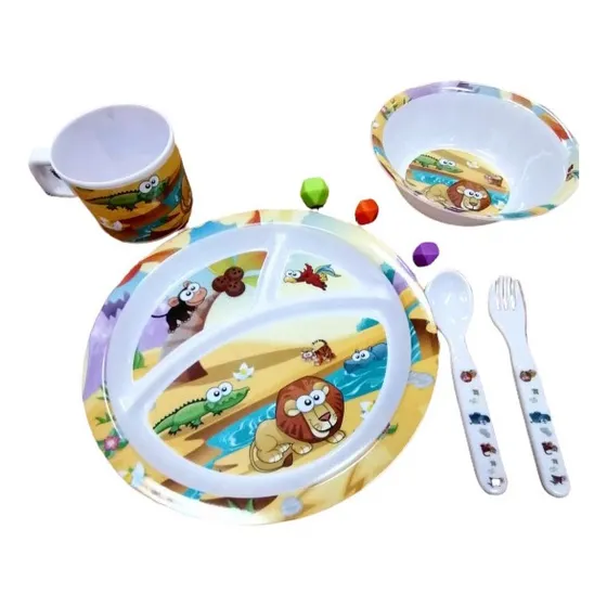 Vajillas Para Niños / Set De 5 Piezas
