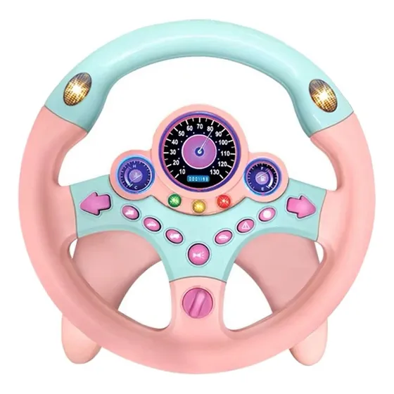 Para . Co-pilot Simulación Volante Con Base Para Niños