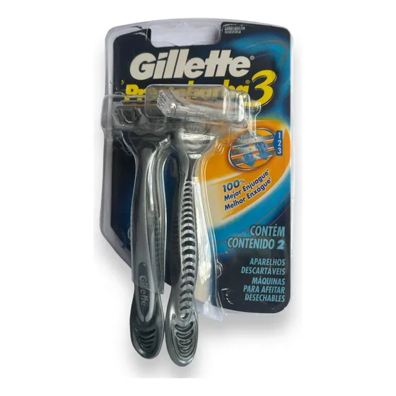 Afeitadora Gillete Prestobarba 3 Desechables