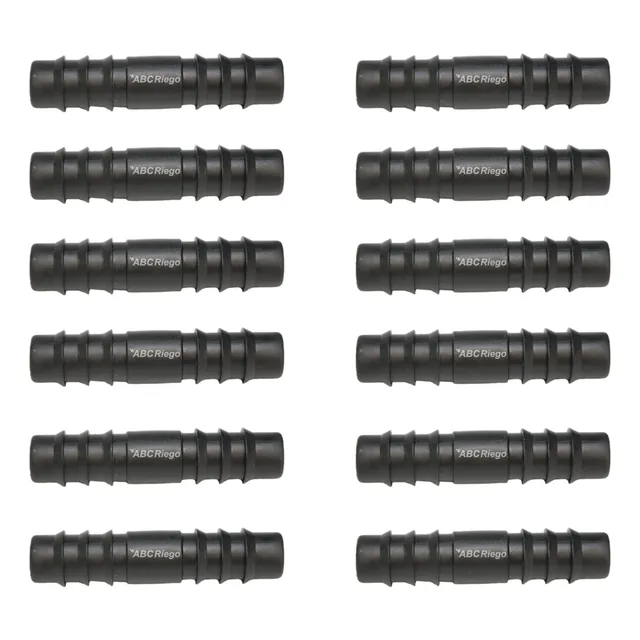 Conector Union Recta De 16mm Abc Riego 12 Und