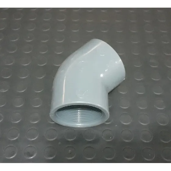 Codo 2-1/2 Pulgadas Pvc Plastico -  45grados - 2 1/2