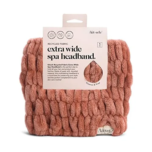 Kitsch Spa Headband - Banda De Maquillaje Extra Ancha 7btb6