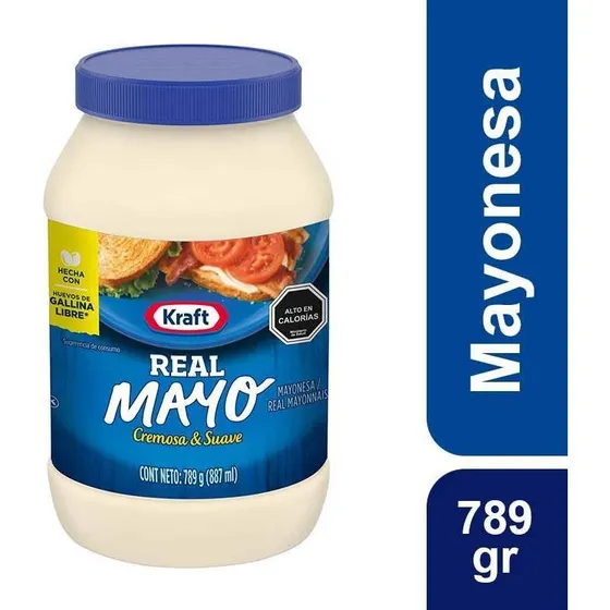 Mayonesa Kraft Real Mayo Regular Pote 789g