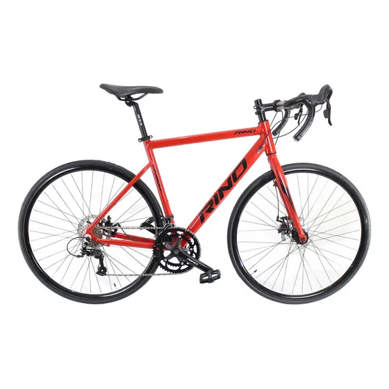 Bicicleta Aro 700 Rino Speed Gaya Aluminio 2x9v Disc Cor Vermelho Ferrari Tamanho Do Quadro 51 Cm