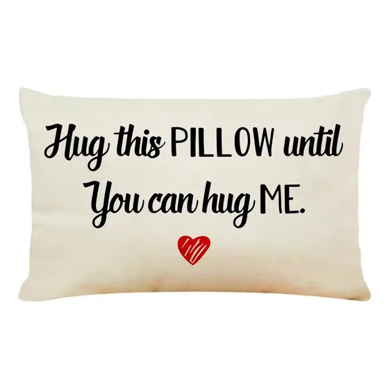 Funda Almohada Abrazar Esta Que Pueda Abrazarme Regalo Larga