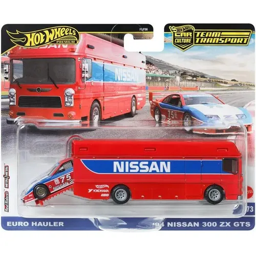 Hot Wheels Team Transport 94 Nissan 300 Zx Gts Euro Hauler