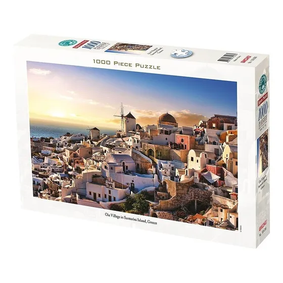 Puzzle Rompecabezas Tomax Isla Santorini Grecia 1000 Piezas