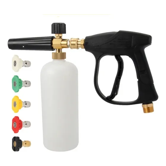 Pistola Hidrojet Con Lanza Espuma + 5 Boquillas. 3000psi