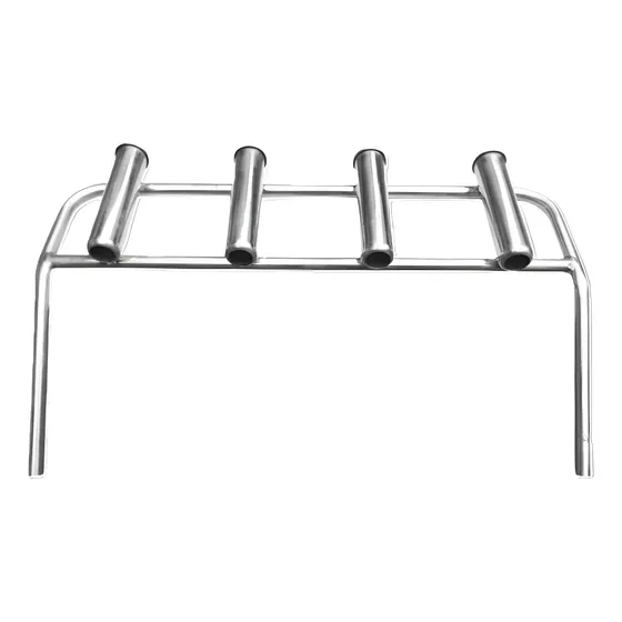 Rack Porta Varas De Alumínio Para Barco E Lancha 4 Varas