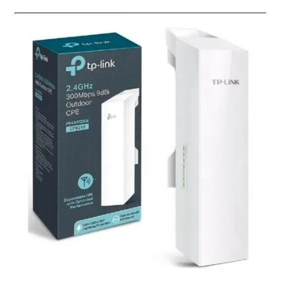 Antena Router Tp-link Pharos Cpe210 300mbps Exterior Blanco
