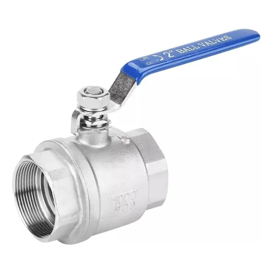 Válvula Esfera-bola 2 Acero Inoxidable 304 Roscada Llave
