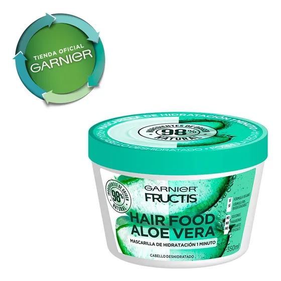 Mascarilla Garnier Fructis Aloe Vera Pelo Deshidratado 350ml