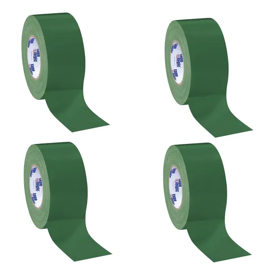 Cinta Pato Resistente 48mm Verde 36 Metros - Pack X4