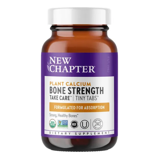 Suplemento De Calcio New Chapter Bone Strength +240 Ct