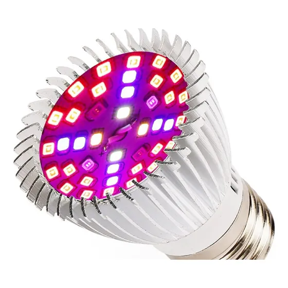 Lampara Cultivo Crecimiento Plantas Bombillo Luz Grow 40 W