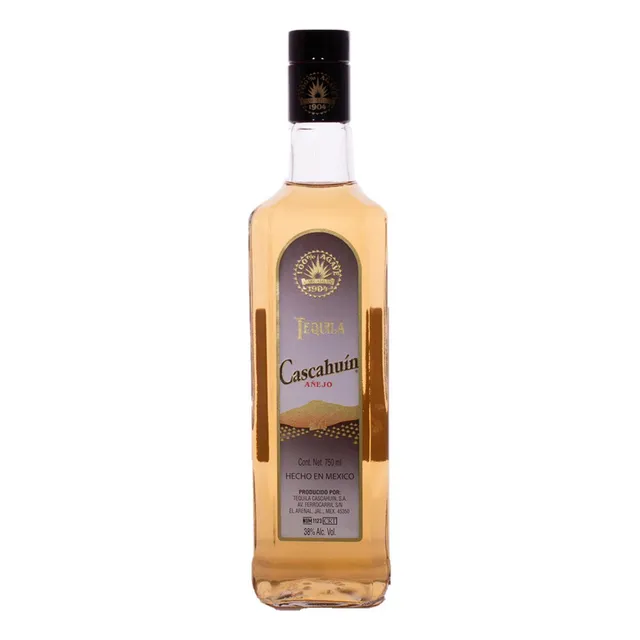 Paquete De 3 Tequila Cascahuin Añejo 750 Ml