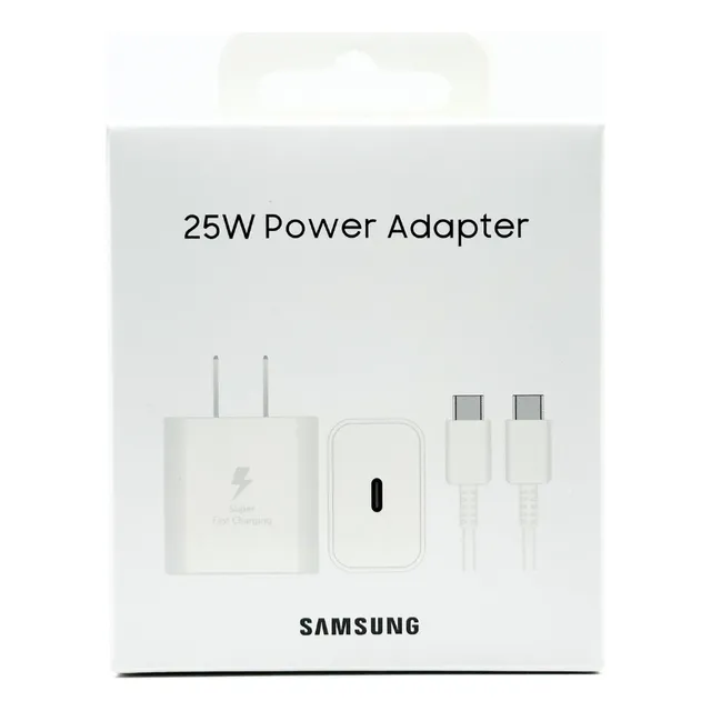Cargador Samsung 25w Original Galaxy Z Flip6 A05 A25 A55 S21