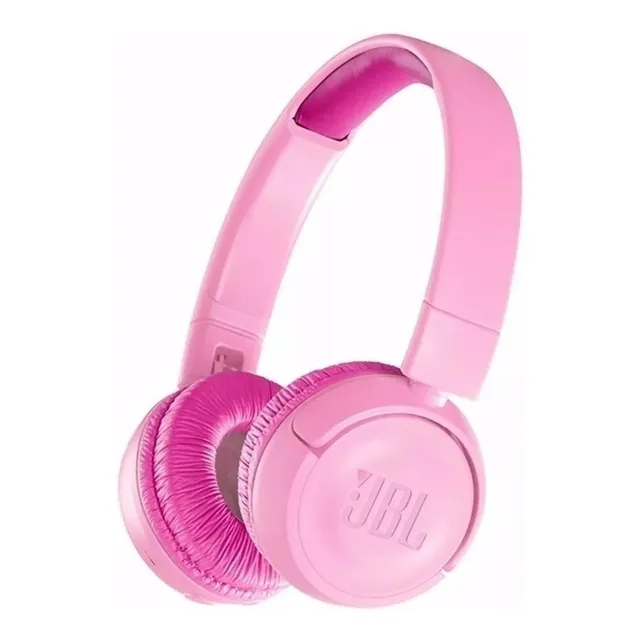 Auriculares gamer inalámbricos JBL JR300BT JBLJR300BT punky pink con luz LED