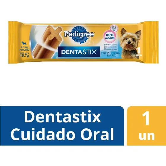Pedigree Snack P/perro Dentastix Adulto Razas Pqñ Barra15.7g