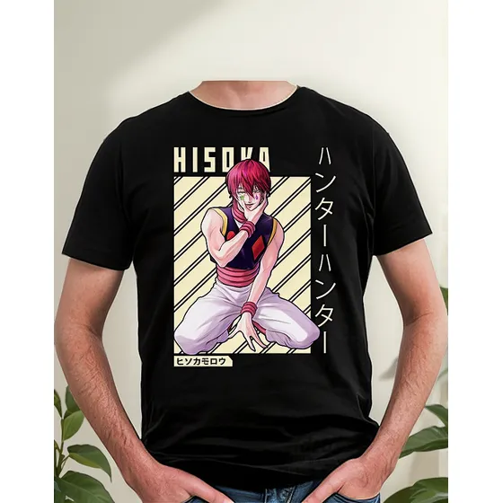 Remera Hunter X Hunter Hisoka Morow 01 (negra:) Ideas Mvd