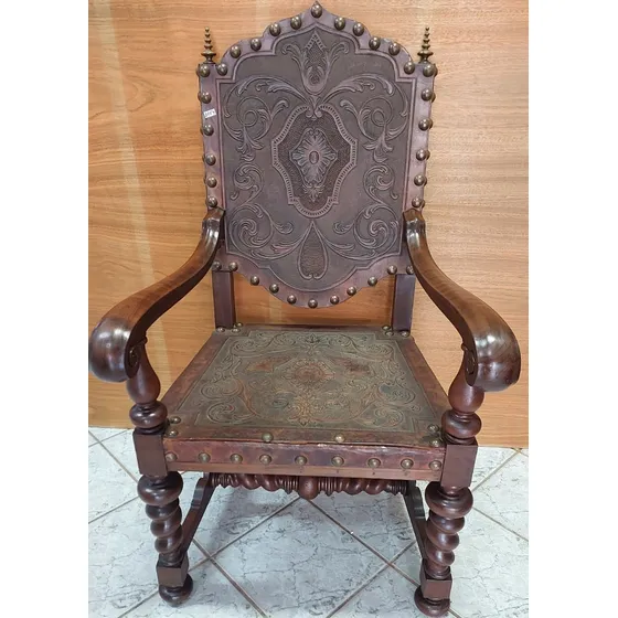 Poltrona Cadeira De Braço Centenaria Maciça ( Only Wood1254)