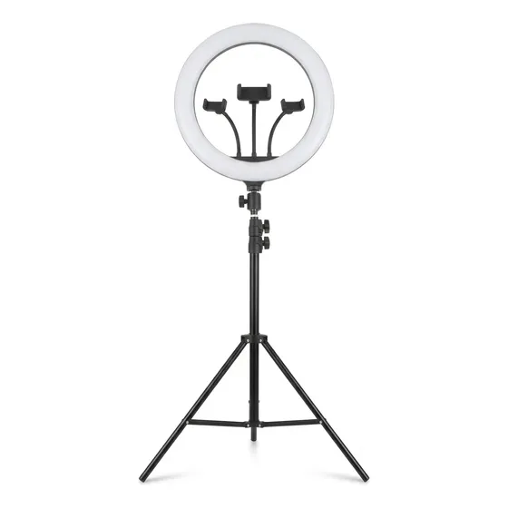 Aro De Luz Led 38cm Con Tripode Para Maquillaje Tiktok Video