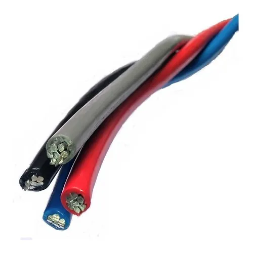 Cabo Quadruplex 120mm Neutro Isolado Vias Encapadas 20 Mts