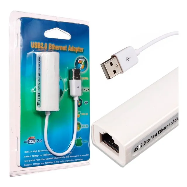 Adaptador Usb 2.0 Usb Lan Ethernet Windows Internet Pc