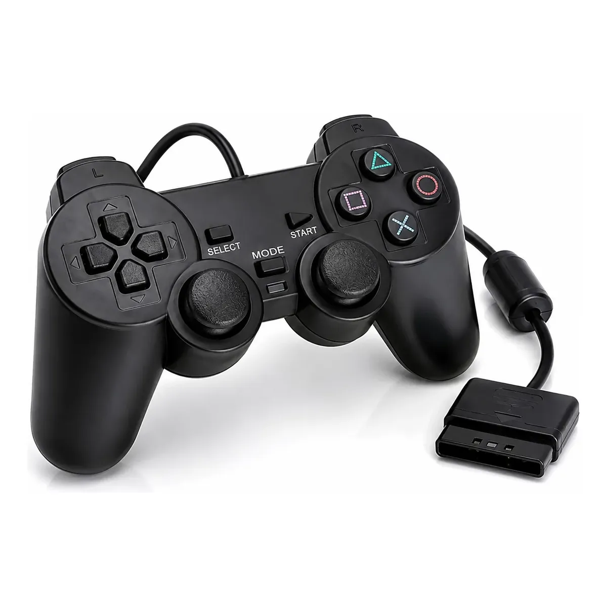 Controle Para Ps2 E Ps1 Video game Dualshock Joystick Manete Com Fio E Analógico - Crowley — foto 10