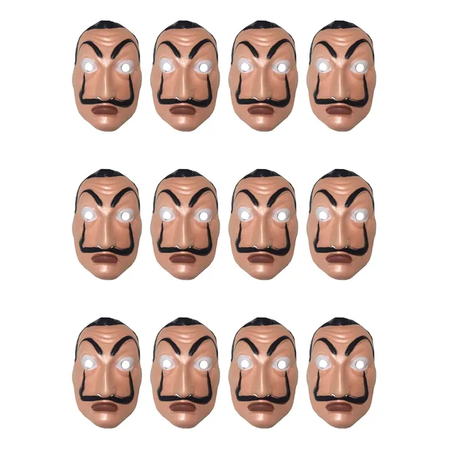 Docena Máscaras Dalí La Casa De Papel De Goma Eva