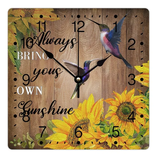 Always Bring Yours Own Sunshine Reloj Colgante Pvc Colibri
