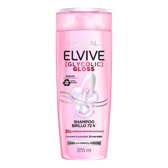 Shampoo L´Oréal Paris Elvive Gloss Glicólico 370ml