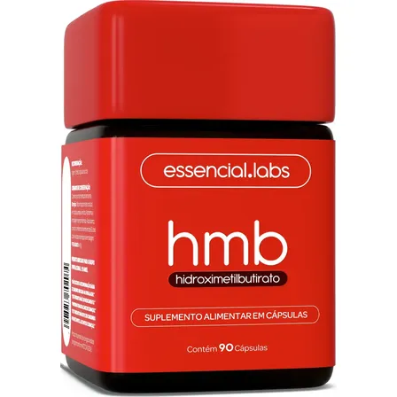 Hmb 1500mg Hidroximetilbutirato - Fórmula Com Máxima Concentração E Pureza - 90 Cápsulas Sem Sabor