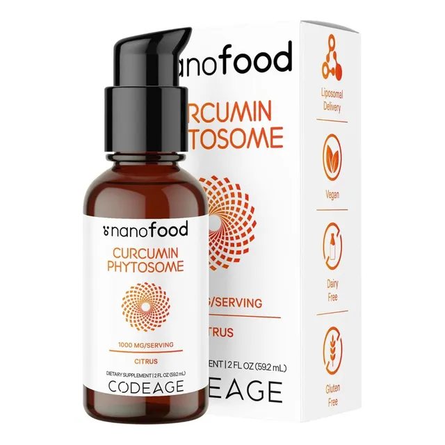 Fitosoma De Curcumina Liposomal Codeage 59.2 Ml Cítrico