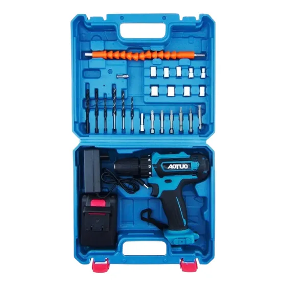 Taladro Portátil Inalámbrico Recargable 36 Vol C/ 24 Piezas