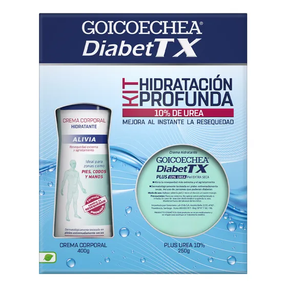Pack Goicoechea Diabettx Crema Plus Urea + Crema Hidratante