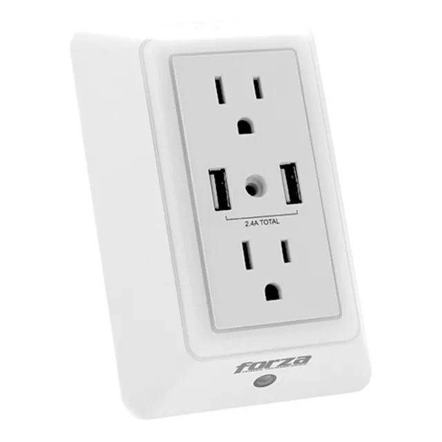 Protector De Sobretensiones Forza Fwt-2201usb Supresor 1 /v