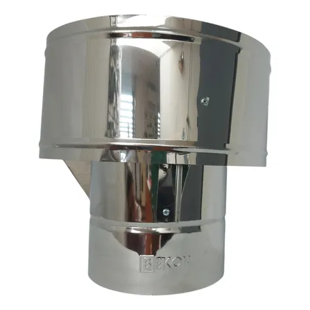 Gorro Antiretorno (austral) Combustión Lenta 5  Inox/ Bekon