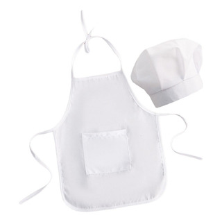 2 Uds Lindo Delantal Y Gorro De Chef Para Bebé, Conjunto De 2 Uds Lindo Delantal Y Gorro De Chef Para Bebé, Conjunto De