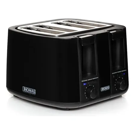 Tostador Thomas Th-126 4 Panes Color Negro 220V